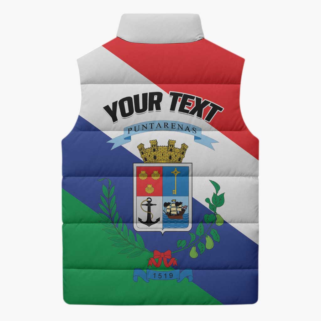 Personalized Costa Rica Puntarenas Province Since 1519 Sleeveless Puffer Jacket - Wonder Print Shop