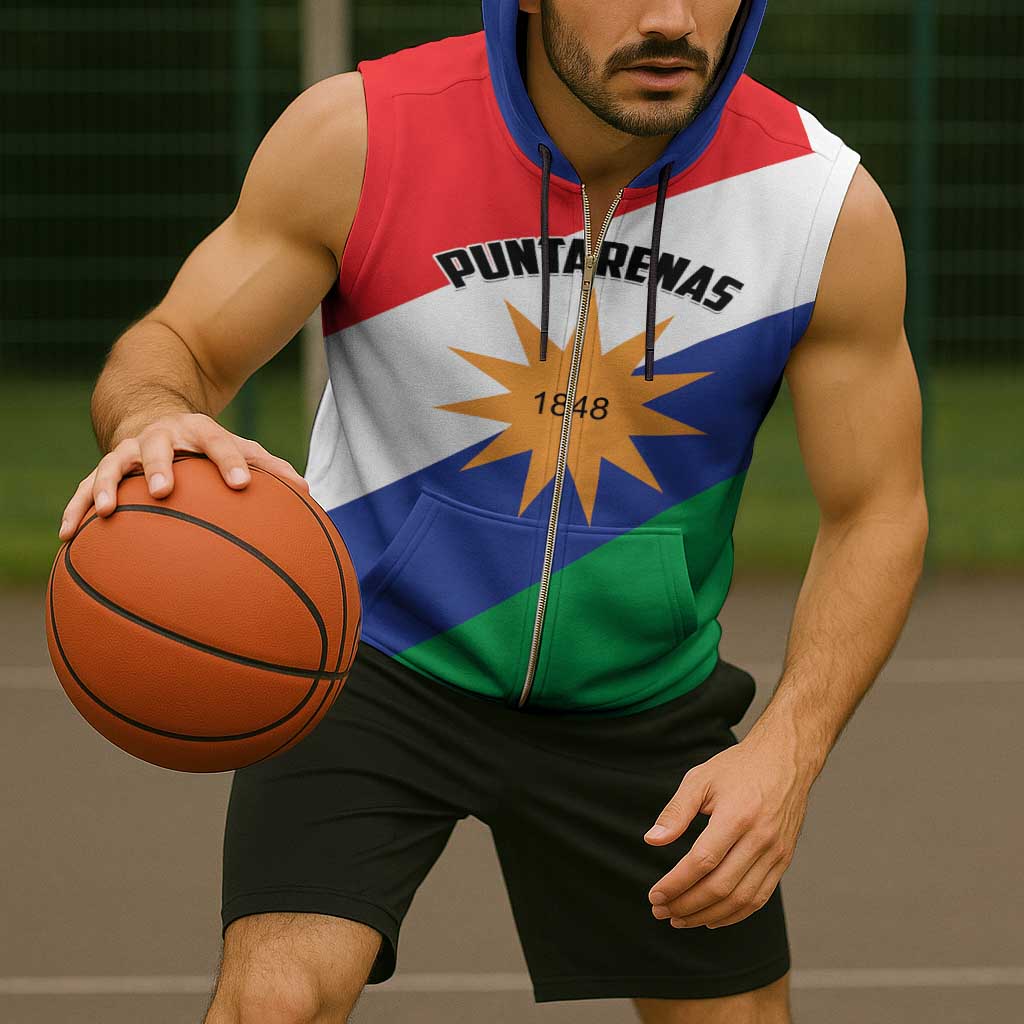 Personalized Costa Rica Puntarenas Province Since 1519 Sleeveless Zip Hoodie - Wonder Print Shop