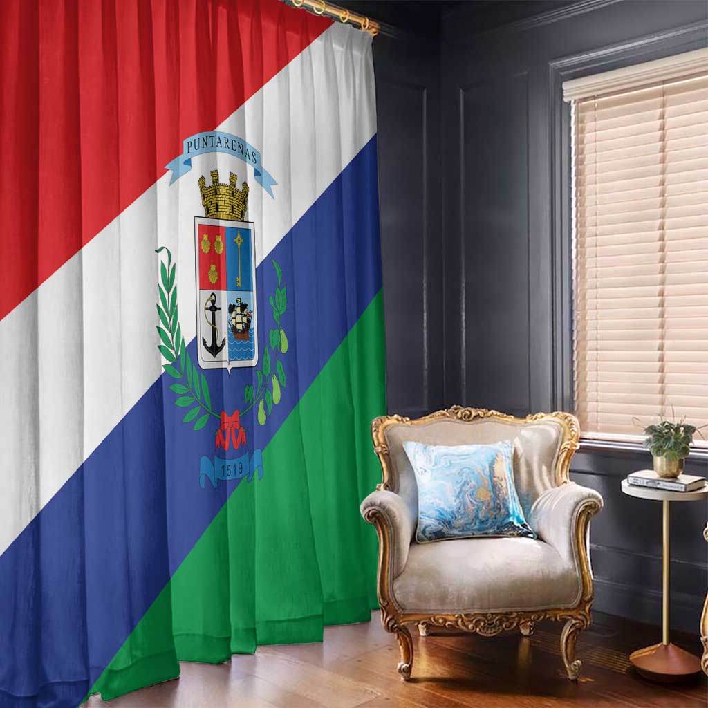 Costa Rica Puntarenas Province Since 1519 Window Curtain - Wonder Print Shop