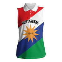 Personalized Costa Rica Puntarenas Province Since 1519 Women Sleeveless Polo Shirt - Wonder Print Shop