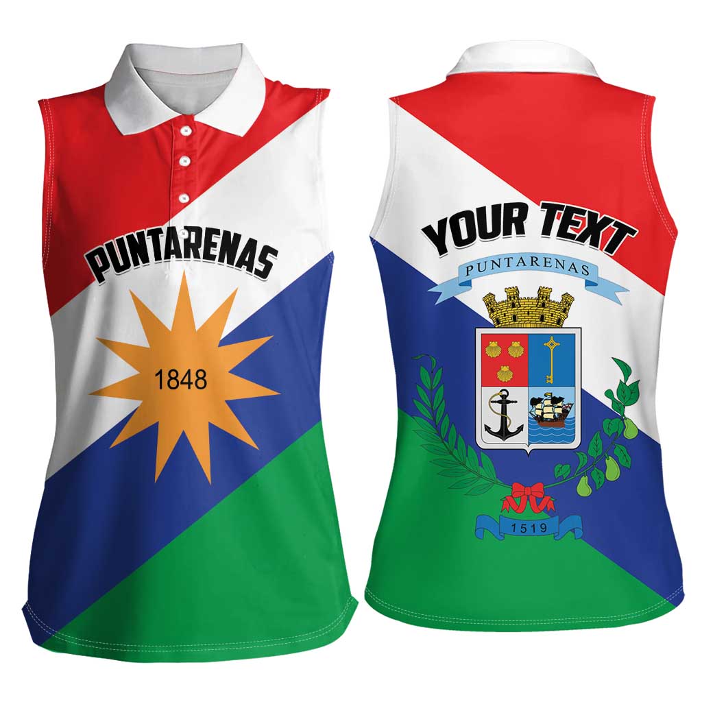 Personalized Costa Rica Puntarenas Province Since 1519 Women Sleeveless Polo Shirt - Wonder Print Shop