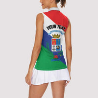 Personalized Costa Rica Puntarenas Province Since 1519 Women Sleeveless Polo Shirt - Wonder Print Shop