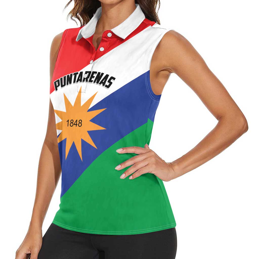 Personalized Costa Rica Puntarenas Province Since 1519 Women Sleeveless Polo Shirt - Wonder Print Shop