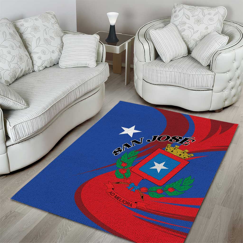 Costa Rica San José Area Rug Ad Meliora - Wonder Print Shop