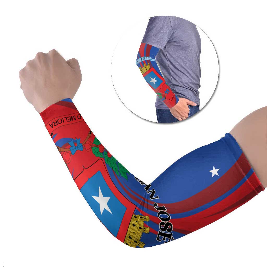 Costa Rica San José Arm Sleeves Ad Meliora - Wonder Print Shop