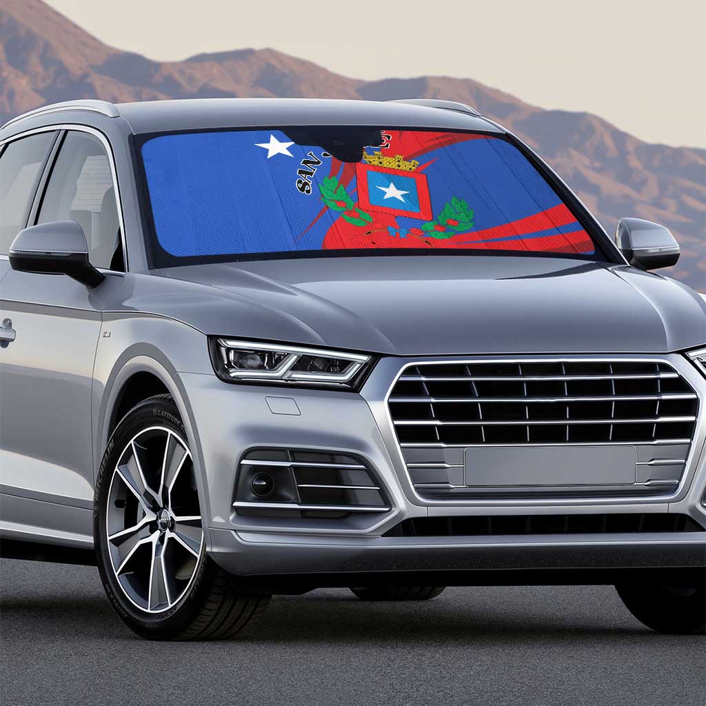 Costa Rica San José Auto Sun Shade Ad Meliora - Wonder Print Shop