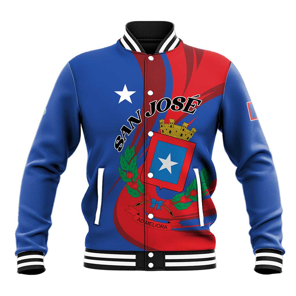 Personalized Costa Rica San José Baseball Jacket Ad Meliora - Wonder Print Shop