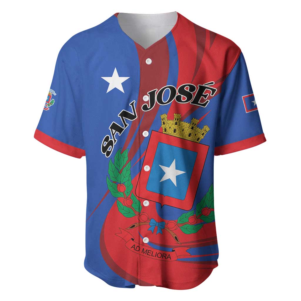 Personalized Costa Rica San José Baseball Jersey Ad Meliora - Wonder Print Shop