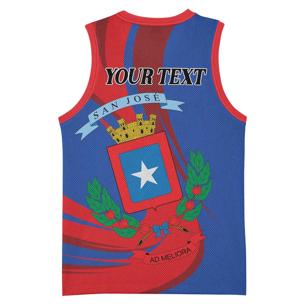Personalized Costa Rica San José Basketball Jersey Ad Meliora - Wonder Print Shop
