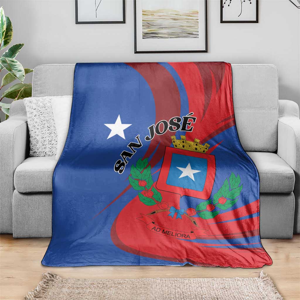 Costa Rica San José Blanket Ad Meliora - Wonder Print Shop