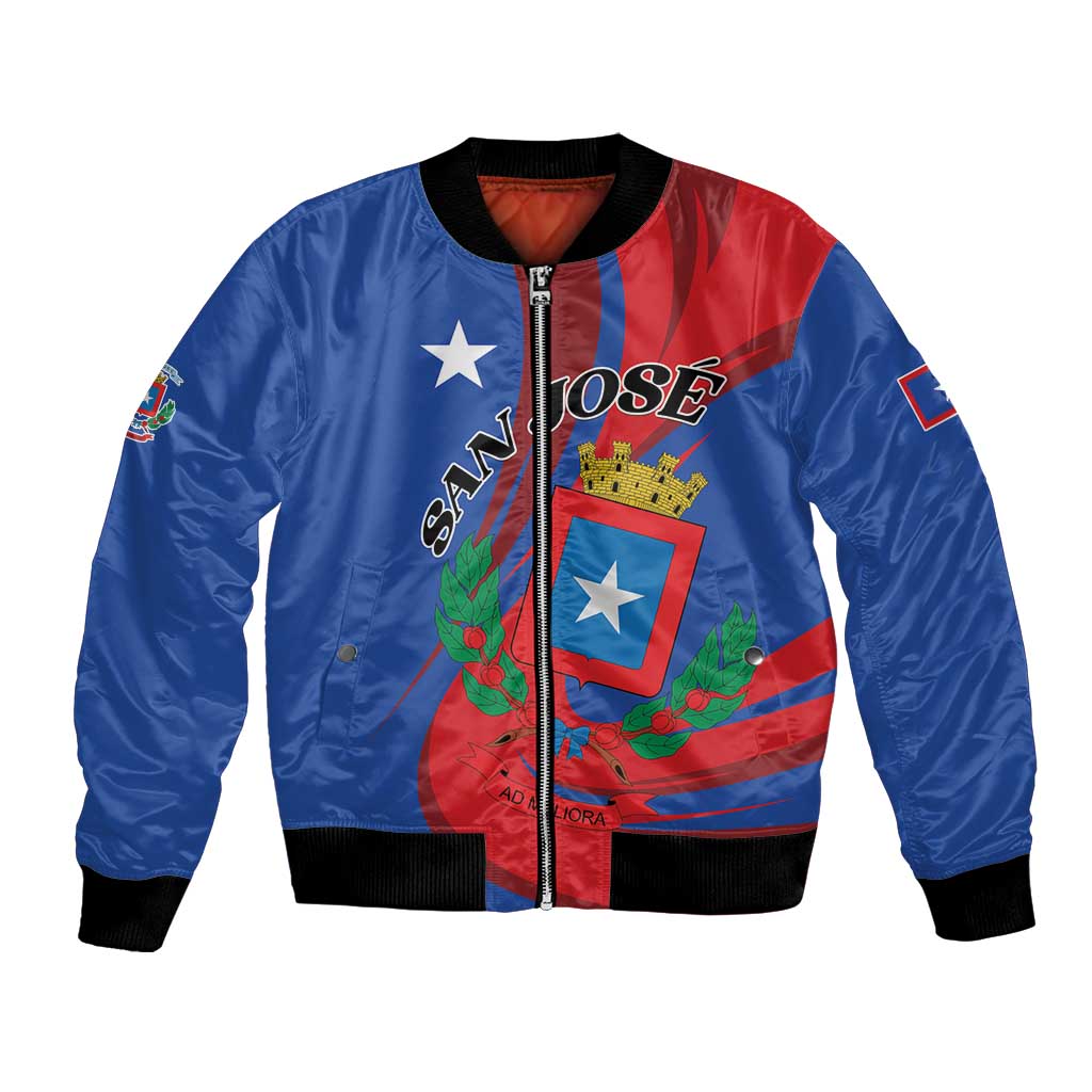 Personalized Costa Rica San José Bomber Jacket Ad Meliora - Wonder Print Shop