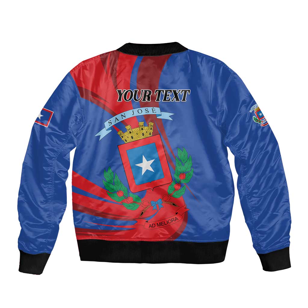 Personalized Costa Rica San José Bomber Jacket Ad Meliora - Wonder Print Shop