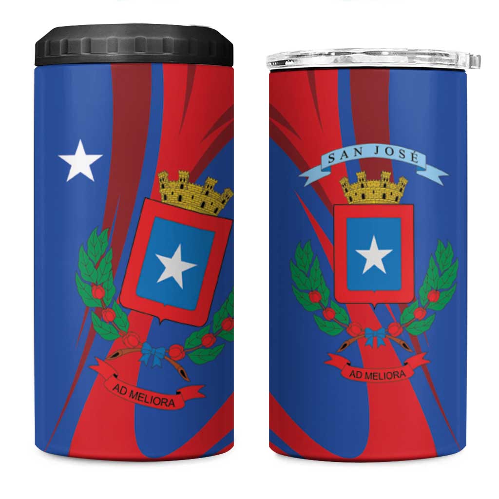 Costa Rica San José 4 in 1 Can Cooler Tumbler Ad Meliora - Wonder Print Shop