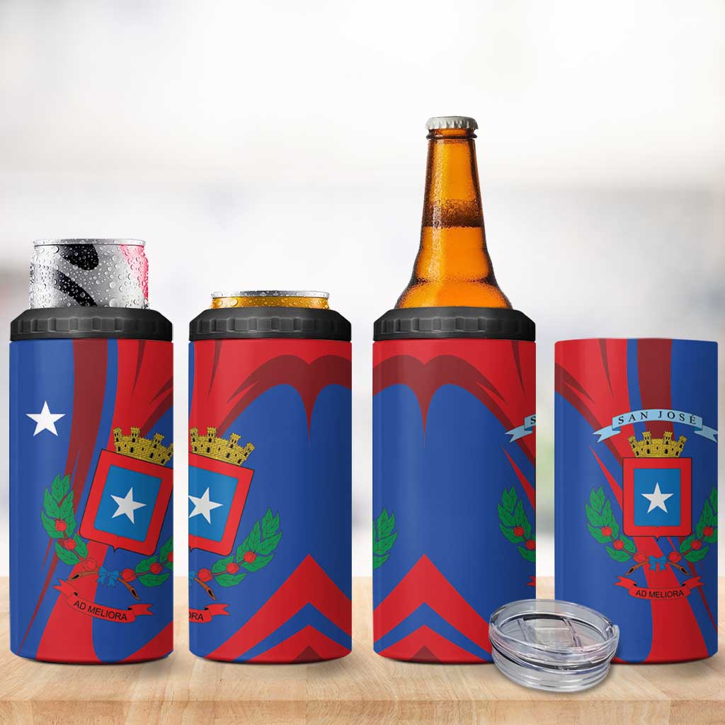 Costa Rica San José 4 in 1 Can Cooler Tumbler Ad Meliora - Wonder Print Shop