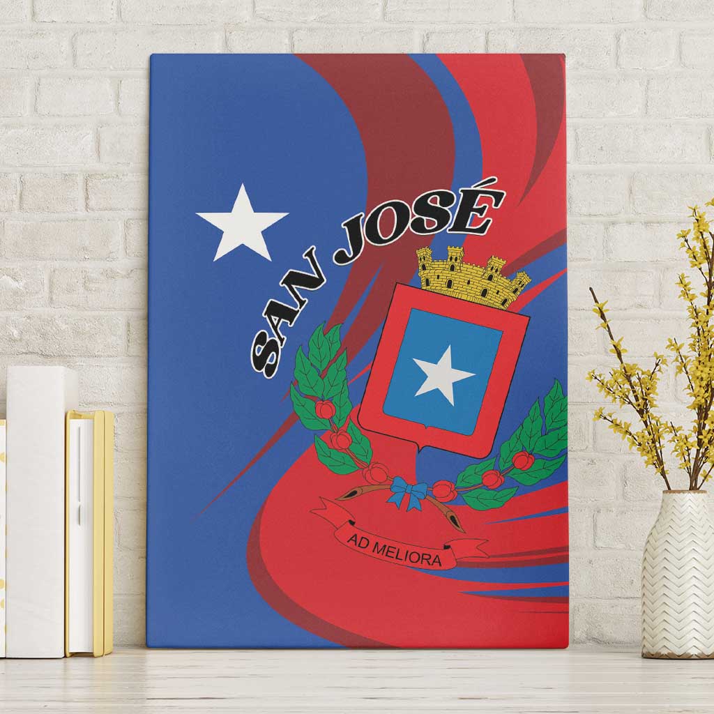 Costa Rica San José Canvas Wall Art Ad Meliora - Wonder Print Shop