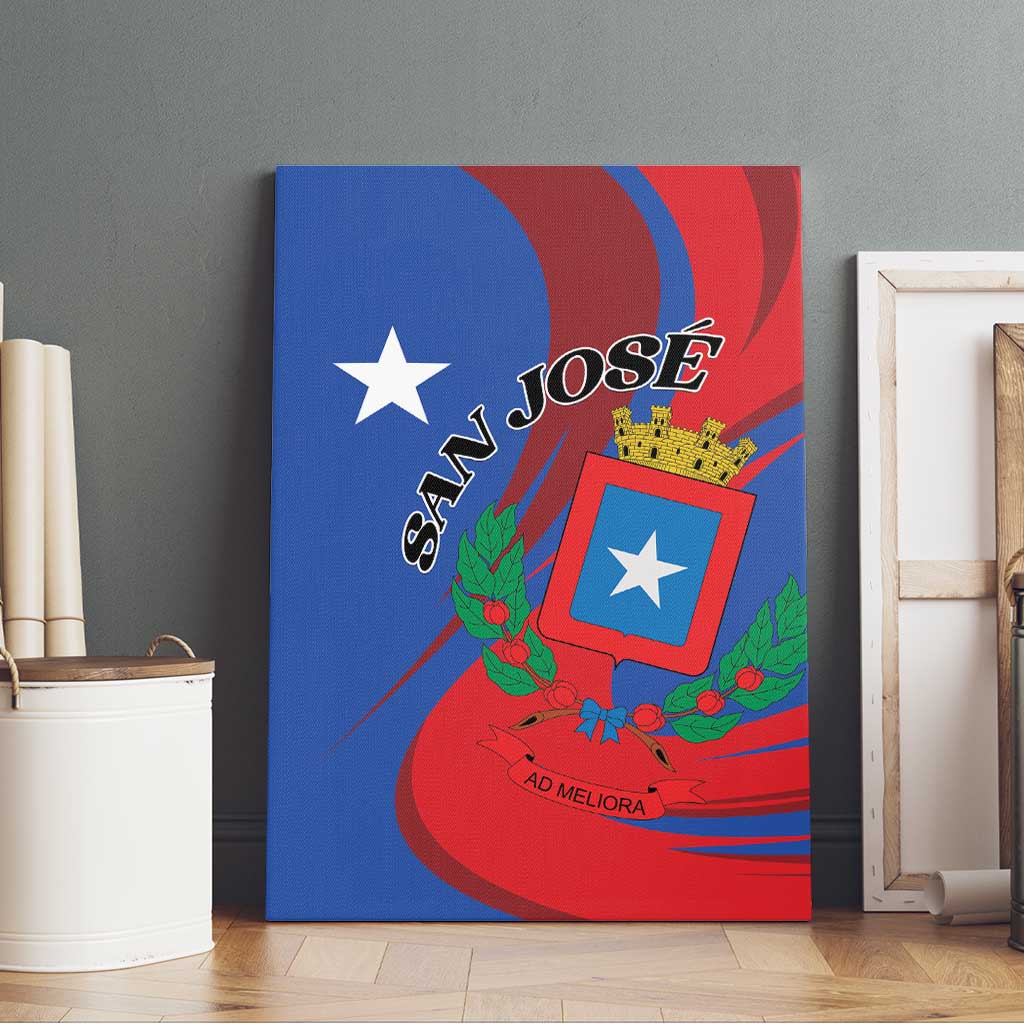 Costa Rica San José Canvas Wall Art Ad Meliora - Wonder Print Shop