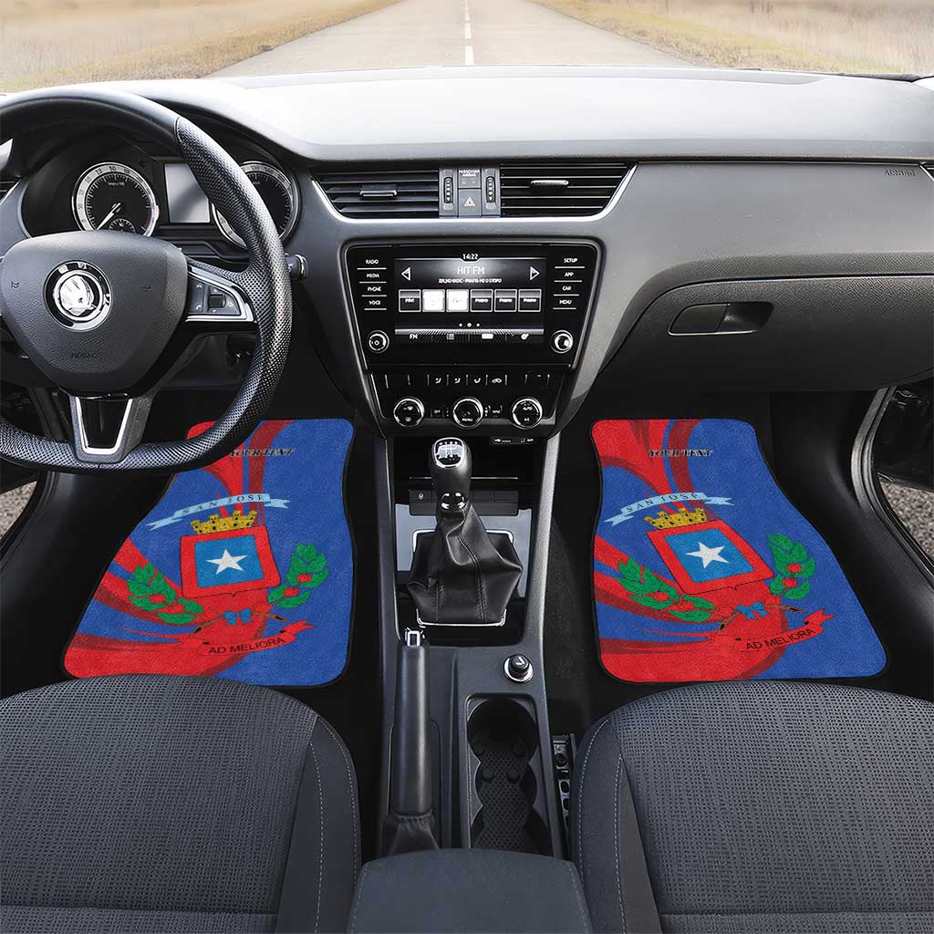 Costa Rica San José Car Mats Ad Meliora - Wonder Print Shop
