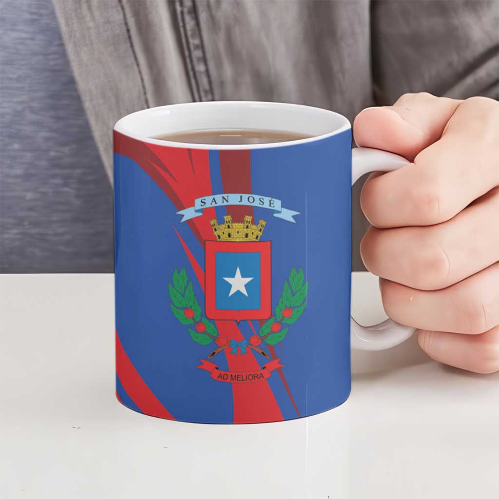 Costa Rica San José Ceramic Mug Ad Meliora - Wonder Print Shop