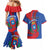Personalized Costa Rica San José Couples Matching Mermaid Dress and Hawaiian Shirt Ad Meliora - Wonder Print Shop