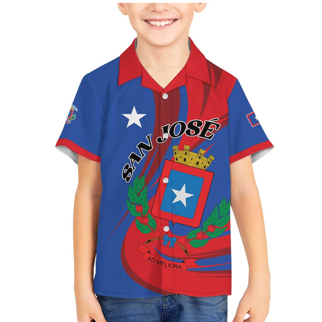Personalized Costa Rica San José Family Matching Mermaid Dress and Hawaiian Shirt Ad Meliora - Wonder Print Shop