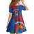 Personalized Costa Rica San José Family Matching Off Shoulder Maxi Dress and Hawaiian Shirt Ad Meliora - Wonder Print Shop