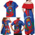 Personalized Costa Rica San José Family Matching Off Shoulder Maxi Dress and Hawaiian Shirt Ad Meliora - Wonder Print Shop