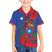 Personalized Costa Rica San José Family Matching Puletasi and Hawaiian Shirt Ad Meliora - Wonder Print Shop