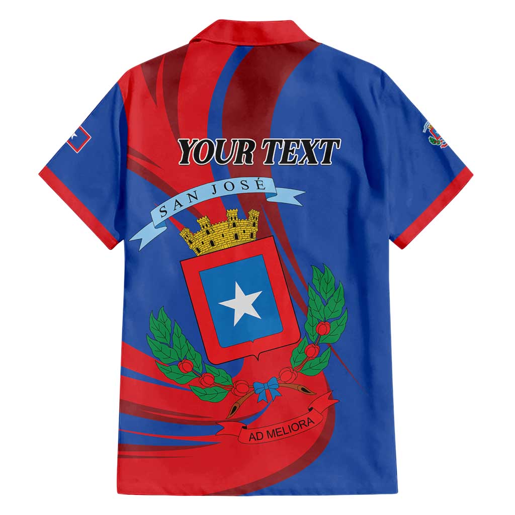 Personalized Costa Rica San José Family Matching Short Sleeve Bodycon Dress and Hawaiian Shirt Ad Meliora - Wonder Print Shop