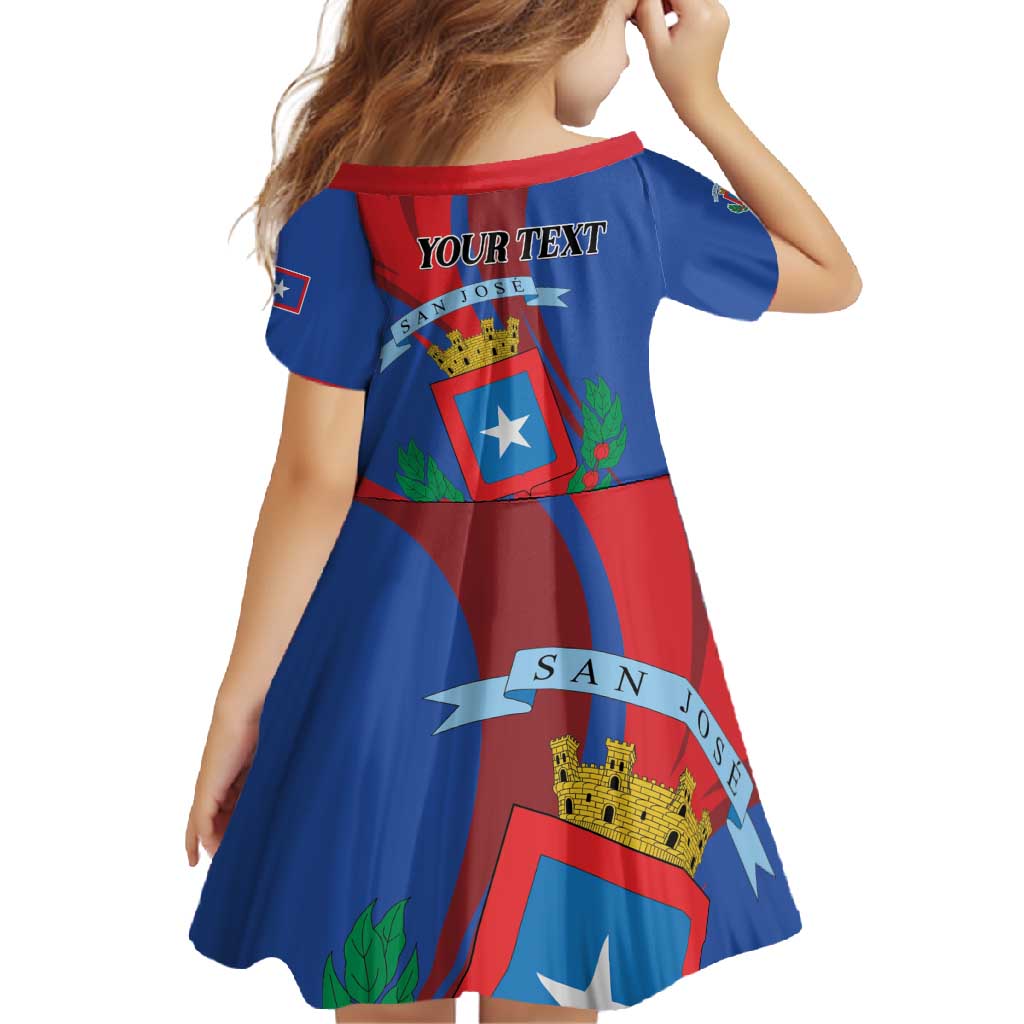 Personalized Costa Rica San José Family Matching Summer Maxi Dress and Hawaiian Shirt Ad Meliora - Wonder Print Shop