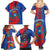 Personalized Costa Rica San José Family Matching Summer Maxi Dress and Hawaiian Shirt Ad Meliora - Wonder Print Shop