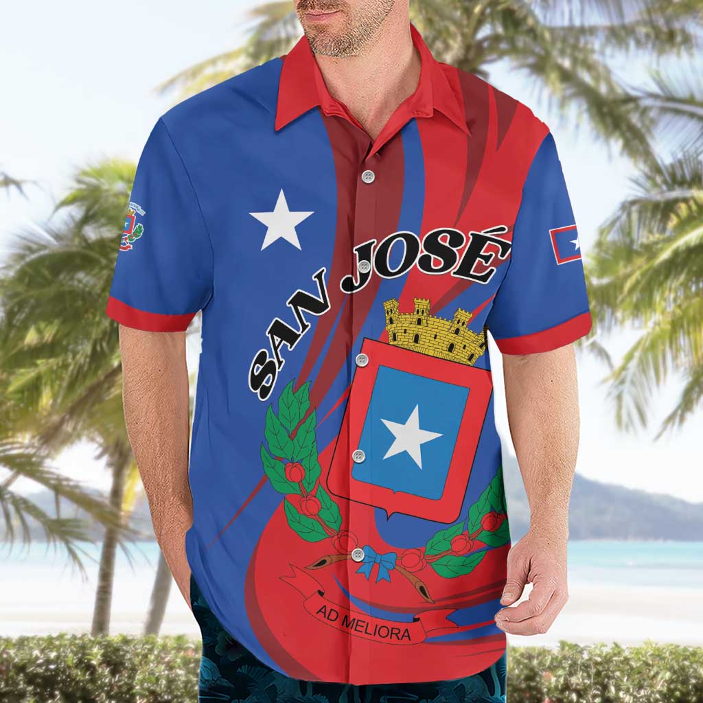 Personalized Costa Rica San José Hawaiian Shirt Ad Meliora - Wonder Print Shop