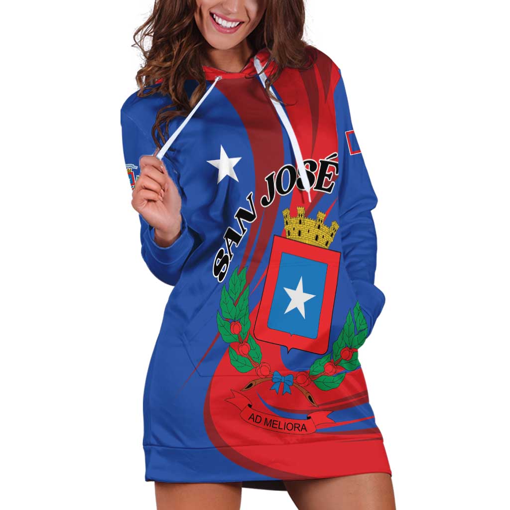 Personalized Costa Rica San José Hoodie Dress Ad Meliora - Wonder Print Shop