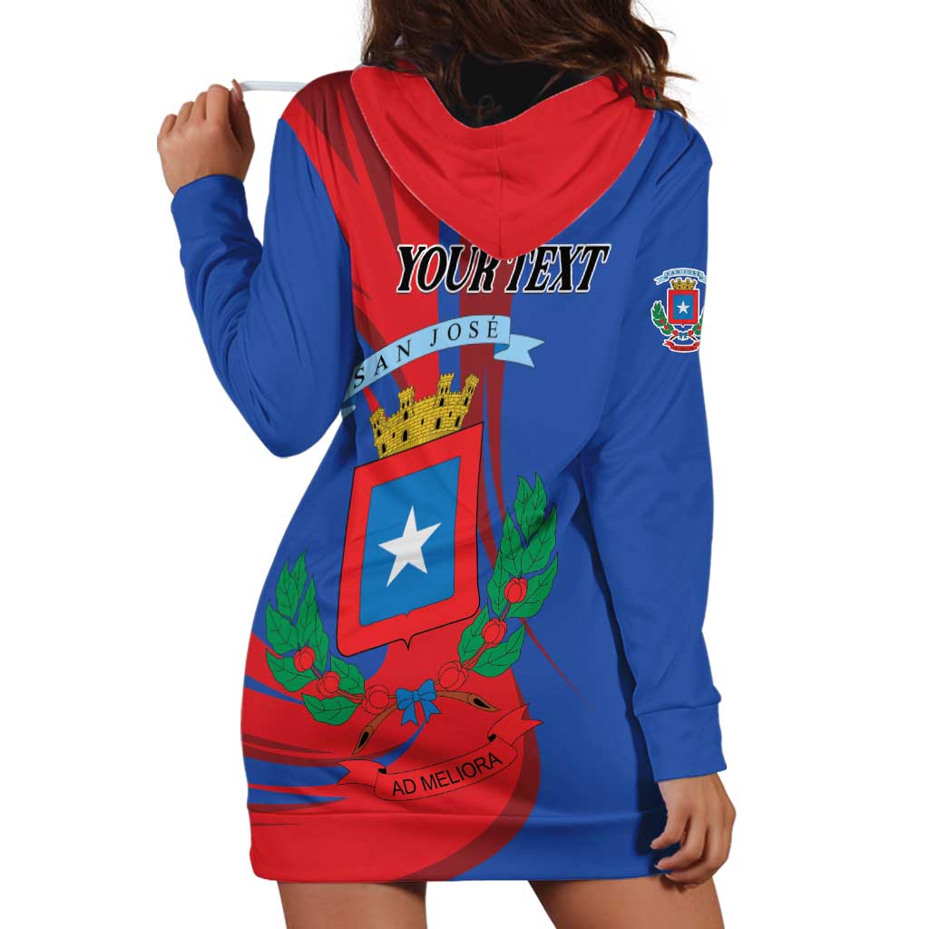 Personalized Costa Rica San José Hoodie Dress Ad Meliora - Wonder Print Shop