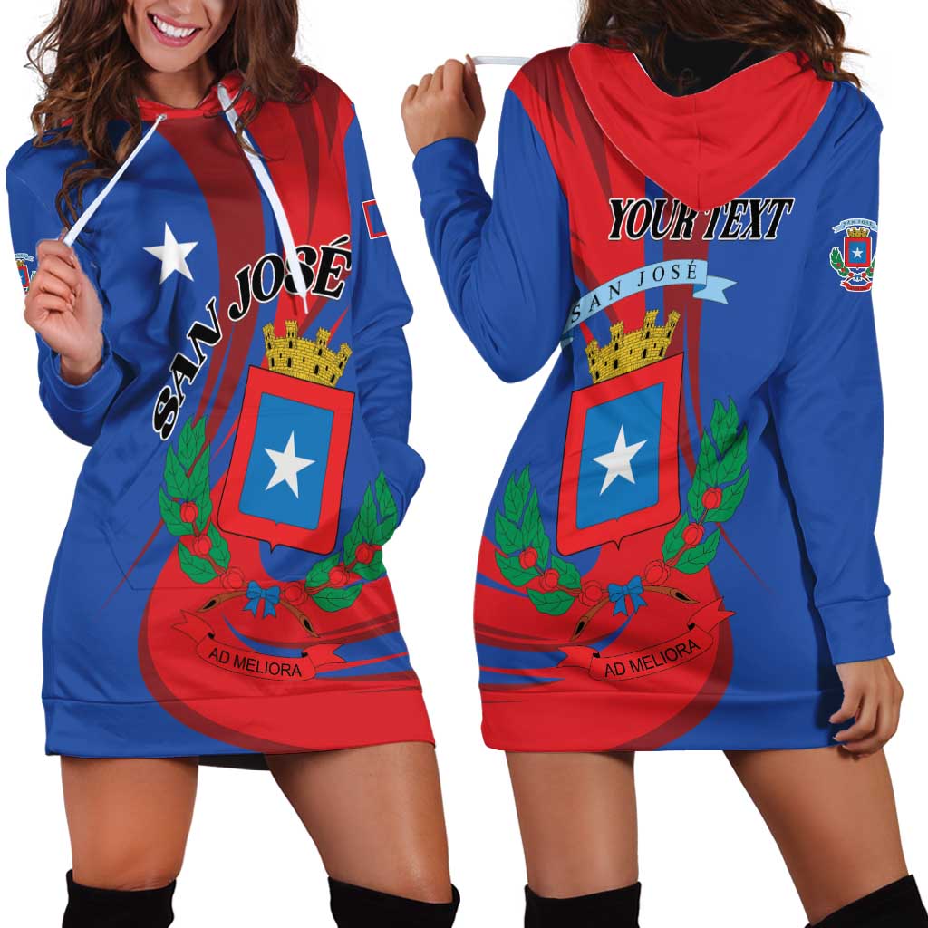 Personalized Costa Rica San José Hoodie Dress Ad Meliora - Wonder Print Shop