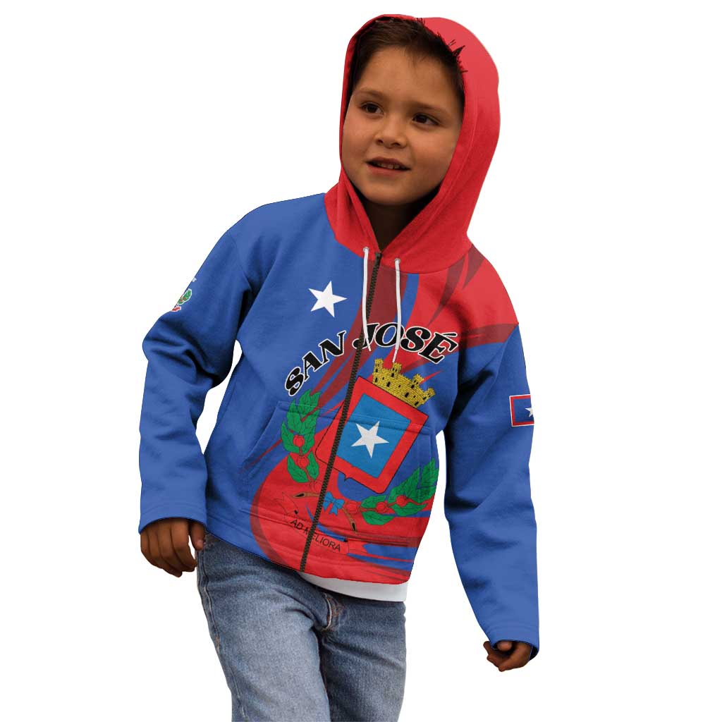 Personalized Costa Rica San José Kid Hoodie Ad Meliora - Wonder Print Shop