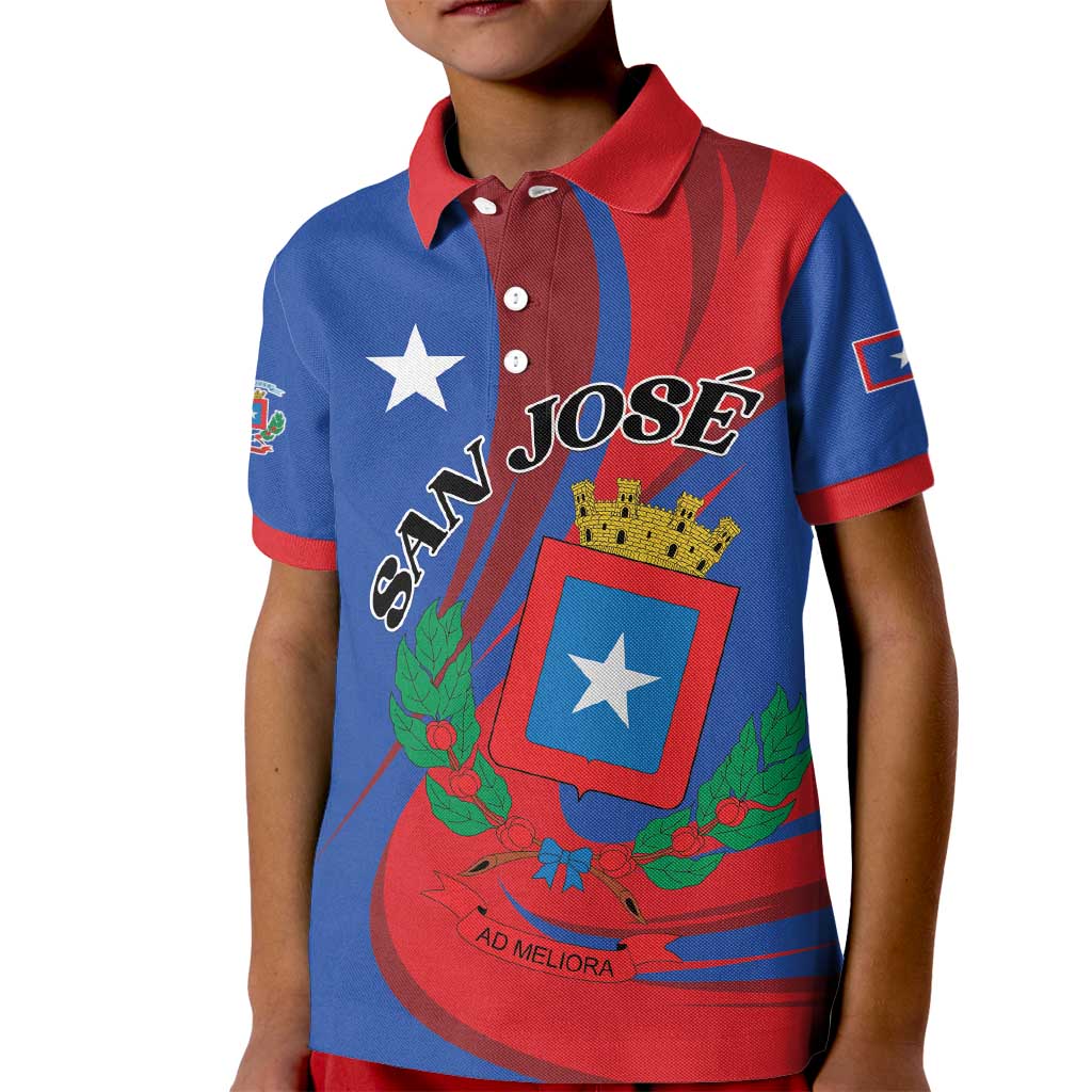 Personalized Costa Rica San José Kid Polo Shirt Ad Meliora - Wonder Print Shop