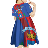 Personalized Costa Rica San José Kid Short Sleeve Dress Ad Meliora - Wonder Print Shop
