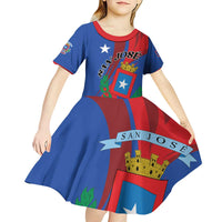 Personalized Costa Rica San José Kid Short Sleeve Dress Ad Meliora - Wonder Print Shop