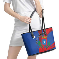 Costa Rica San José Leather Tote Bag Ad Meliora - Wonder Print Shop