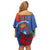 Personalized Costa Rica San José Off Shoulder Short Dress Ad Meliora - Wonder Print Shop