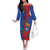 Personalized Costa Rica San José Off The Shoulder Long Sleeve Dress Ad Meliora - Wonder Print Shop
