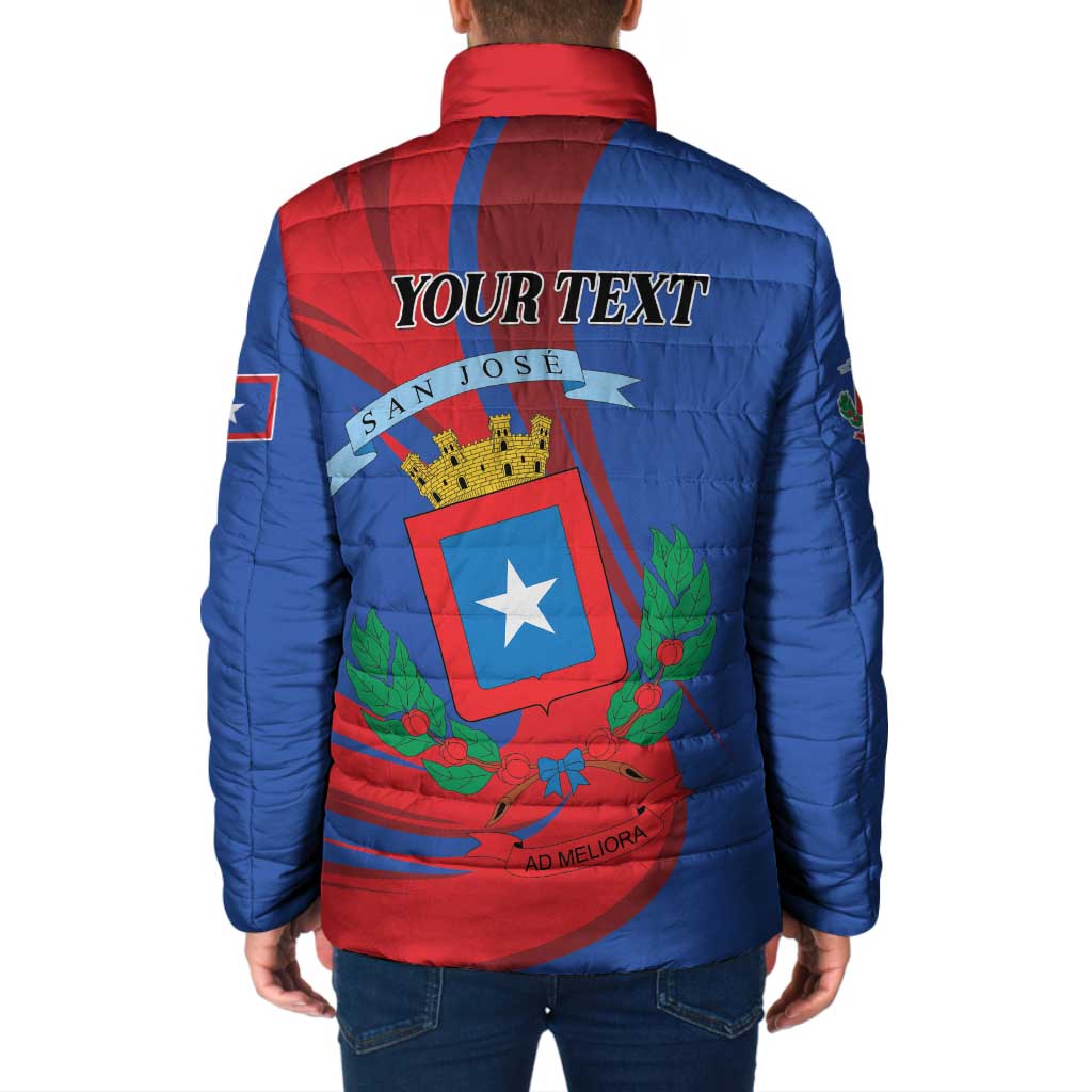 Personalized Costa Rica San José Padded Jacket Ad Meliora - Wonder Print Shop
