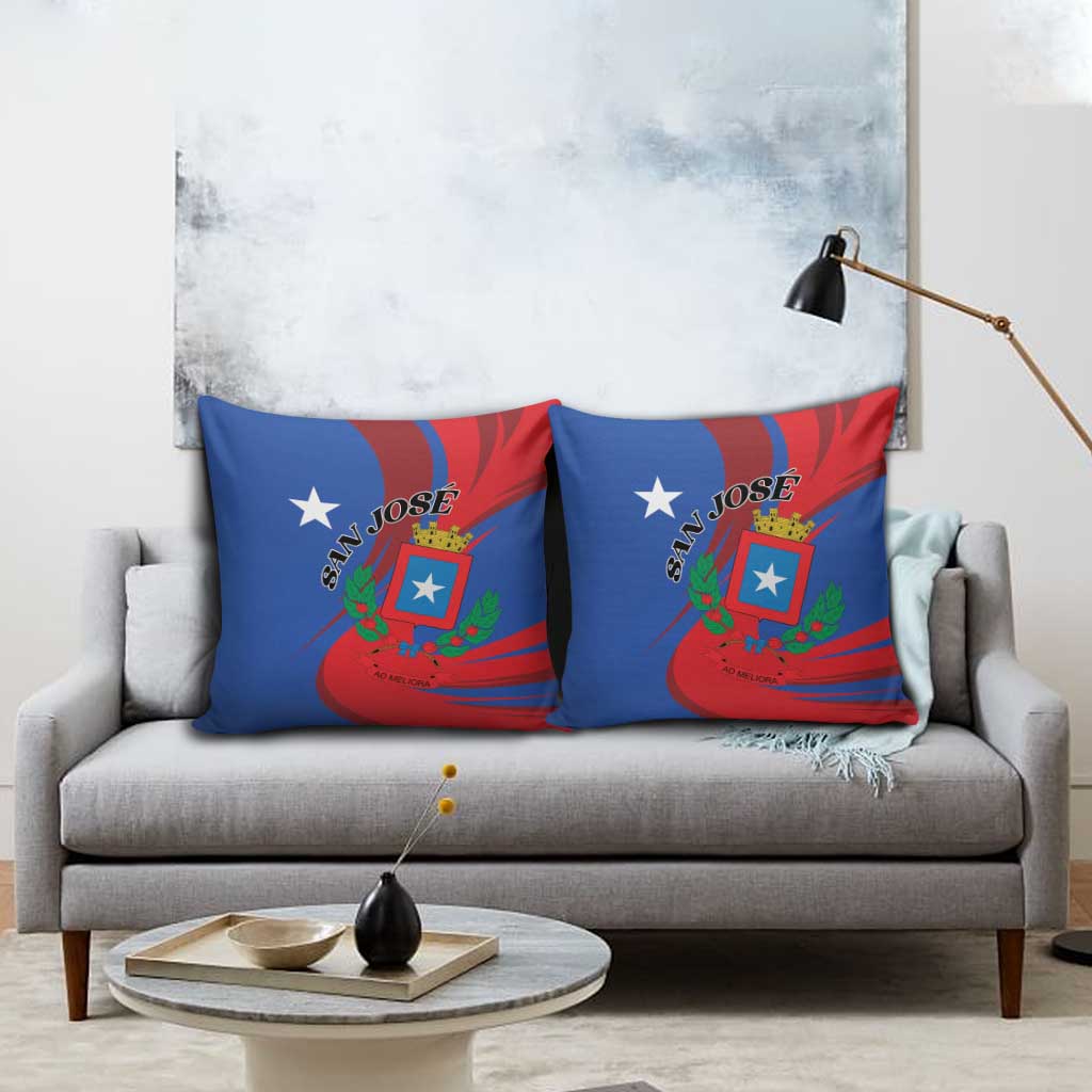 Costa Rica San José Pillow Cover Ad Meliora - Wonder Print Shop