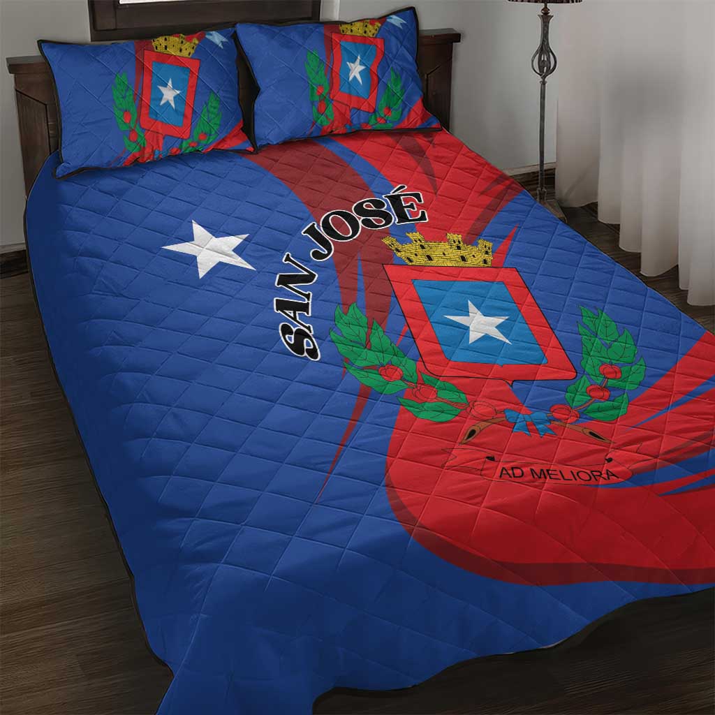 Costa Rica San José Quilt Bed Set Ad Meliora - Wonder Print Shop