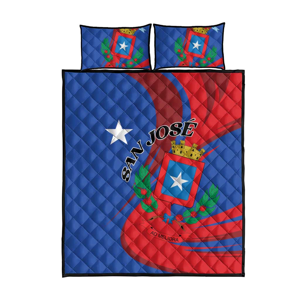 Costa Rica San José Quilt Bed Set Ad Meliora - Wonder Print Shop