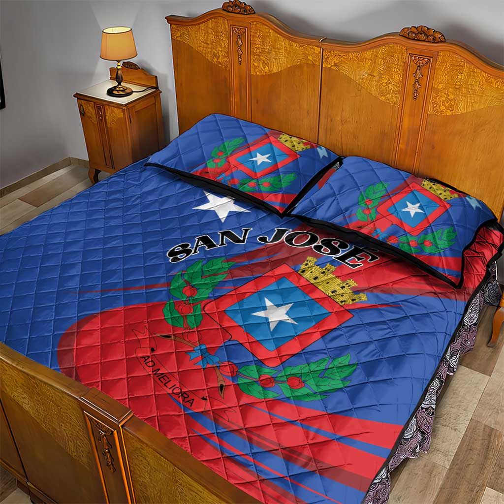Costa Rica San José Quilt Bed Set Ad Meliora - Wonder Print Shop