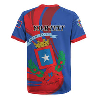 Personalized Costa Rica San José Rugby Jersey Ad Meliora - Wonder Print Shop