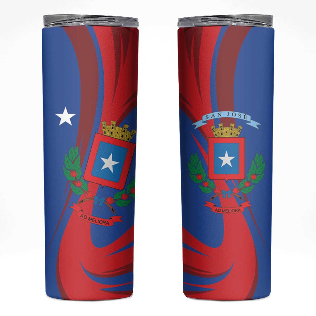 Costa Rica San José Skinny Tumbler Ad Meliora - Wonder Print Shop