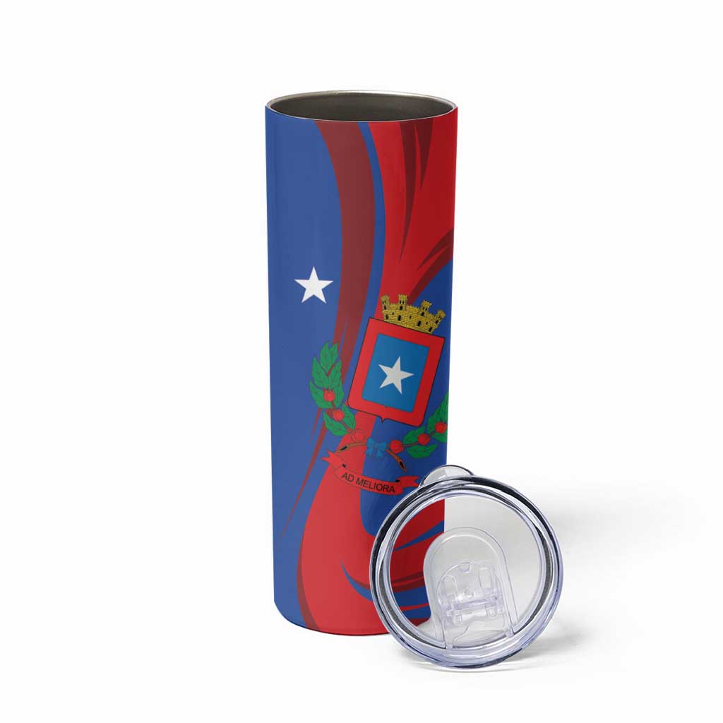 Costa Rica San José Skinny Tumbler Ad Meliora - Wonder Print Shop