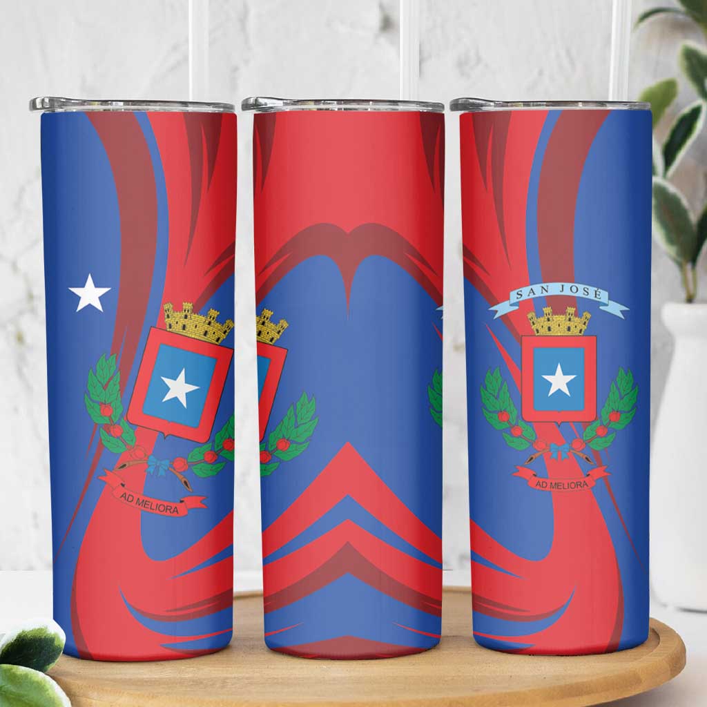 Costa Rica San José Skinny Tumbler Ad Meliora - Wonder Print Shop